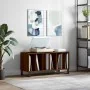 Mueble discos madera contrachapada roble marrón 100x38x48 cm by , CD and DVD storage - Ref: Foro24-831763, Price: 91,72 €, Di...