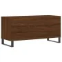 Mueble discos madera contrachapada roble marrón 100x38x48 cm by , CD and DVD storage - Ref: Foro24-831763, Price: 91,72 €, Di...