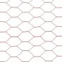 Alambrada de gallinero acero revestimiento PVC rojo 25x1,5 m de , Paneles de vallas - Ref: Foro24-143318, Precio: 58,94 €, De...