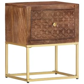 Mesita de noche de madera maciza de mango 40x30x50 cm by , Nightstands - Ref: Foro24-286554, Price: 128,19 €, Discount: %
