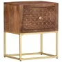 Mesita de noche de madera maciza de mango 40x30x50 cm de , Mesitas de noche - Ref: Foro24-286554, Precio: 128,15 €, Descuento: %