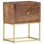 Mesita de noche de madera maciza de mango 40x30x50 cm de , Mesitas de noche - Ref: Foro24-286554, Precio: 128,15 €, Descuento: %
