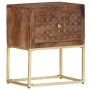 Mesita de noche de madera maciza de mango 40x30x50 cm de , Mesitas de noche - Ref: Foro24-286554, Precio: 128,15 €, Descuento: %