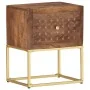 Mesita de noche de madera maciza de mango 40x30x50 cm de , Mesitas de noche - Ref: Foro24-286554, Precio: 128,15 €, Descuento: %