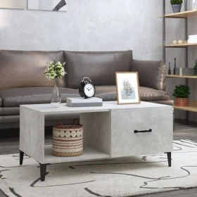 Mesa de centro madera contrachapada gris hormigón 90x50x40 cm by , Coffee table - Ref: Foro24-812667, Price: 65,55 €, Discoun...