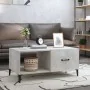 Mesa de centro madera contrachapada gris hormigón 90x50x40 cm by , Coffee table - Ref: Foro24-812667, Price: 65,55 €, Discoun...