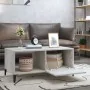 Mesa de centro madera contrachapada gris hormigón 90x50x40 cm by , Coffee table - Ref: Foro24-812667, Price: 65,55 €, Discoun...