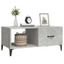 Mesa de centro madera contrachapada gris hormigón 90x50x40 cm by , Coffee table - Ref: Foro24-812667, Price: 65,55 €, Discoun...