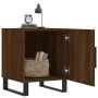 Mesita de noche madera de ingeniería marrón roble 40x40x50 cm de , Mesitas de noche - Ref: Foro24-827626, Precio: 32,80 €, De...