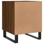 Mesita de noche madera de ingeniería marrón roble 40x40x50 cm de , Mesitas de noche - Ref: Foro24-827626, Precio: 32,80 €, De...