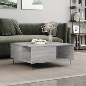 Mesa de centro madera contrachapada gris Sonoma 80x80x36,5 cm von , Couchtisch - Ref: Foro24-830786, Preis: 59,68 €, Rabatt: %