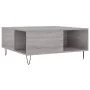 Mesa de centro madera contrachapada gris Sonoma 80x80x36,5 cm de , Mesas de centro - Ref: Foro24-830786, Precio: 59,68 €, Des...