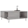 Mesa de centro madera contrachapada gris Sonoma 80x80x36,5 cm de , Mesas de centro - Ref: Foro24-830786, Precio: 59,68 €, Des...