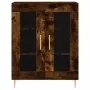 Aparador de madera de ingeniería roble ahumado 69,5x34x90 cm de , Aparadores - Ref: Foro24-827777, Precio: 86,74 €, Descuento: %