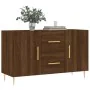 Aparador de madera de ingeniería roble marrón 100x36x60 cm von , Sideboards - Ref: Foro24-828163, Preis: 93,11 €, Rabatt: %