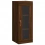 Armario de pared marrón roble 34,5x34x90 cm de , Aparadores - Ref: Foro24-828891, Precio: 42,35 €, Descuento: %
