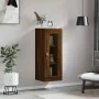 Armario de pared marrón roble 34,5x34x90 cm de , Aparadores - Ref: Foro24-828891, Precio: 42,35 €, Descuento: %