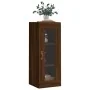 Armario de pared marrón roble 34,5x34x90 cm de , Aparadores - Ref: Foro24-828891, Precio: 42,35 €, Descuento: %