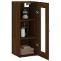 Armario de pared marrón roble 34,5x34x90 cm de , Aparadores - Ref: Foro24-828891, Precio: 42,35 €, Descuento: %