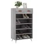 Zapatero madera de ingeniería gris Sonoma 60x35x105 cm by , Closets and storage - Ref: Foro24-829586, Price: 75,14 €, Discoun...