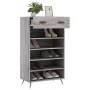 Zapatero madera de ingeniería gris Sonoma 60x35x105 cm by , Closets and storage - Ref: Foro24-829586, Price: 75,14 €, Discoun...