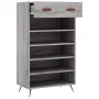 Zapatero madera de ingeniería gris Sonoma 60x35x105 cm by , Closets and storage - Ref: Foro24-829586, Price: 75,14 €, Discoun...
