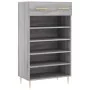 Zapatero madera de ingeniería gris Sonoma 60x35x105 cm von , Schränke und Lagerung - Ref: Foro24-829602, Preis: 57,98 €, Raba...