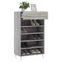 Zapatero madera de ingeniería gris Sonoma 60x35x105 cm von , Schränke und Lagerung - Ref: Foro24-829602, Preis: 57,98 €, Raba...