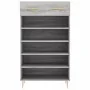 Zapatero madera de ingeniería gris Sonoma 60x35x105 cm von , Schränke und Lagerung - Ref: Foro24-829602, Preis: 57,98 €, Raba...