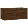 Armario de pared madera ingeniería marrón roble 80x36,5x35 cm by , Lockers and storage cabinets - Ref: Foro24-830075, Price: ...