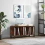 Mueble discos madera contrachapada roble ahumado 100x38x48 cm by , CD and DVD storage - Ref: Foro24-831761, Price: 86,16 €, D...
