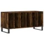 Mueble discos madera contrachapada roble ahumado 100x38x48 cm by , CD and DVD storage - Ref: Foro24-831761, Price: 86,16 €, D...
