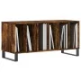 Mueble discos madera contrachapada roble ahumado 100x38x48 cm by , CD and DVD storage - Ref: Foro24-831761, Price: 86,16 €, D...