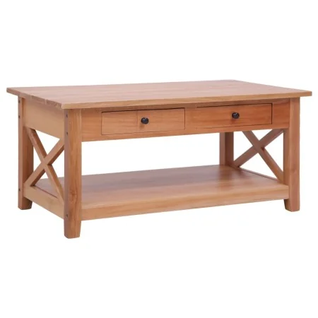 Mesa de centro de madera maciza de caoba 100x55x46 cm by , Coffee table - Ref: Foro24-283838, Price: 226,42 €, Discount: %