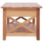 Mesa de centro de madera maciza de caoba 100x55x46 cm by , Coffee table - Ref: Foro24-283838, Price: 226,42 €, Discount: %