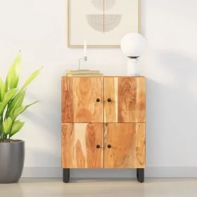 Aparador con 4 puertas madera maciza de acacia 60x33x75 cm von , Sideboards - Ref: Foro24-352918, Preis: 142,65 €, Rabatt: %