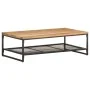 Mesa de centro de madera maciza de acacia 110x60x35 cm by , Coffee table - Ref: Foro24-320246, Price: 175,03 €, Discount: %
