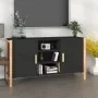 Aparador de madera contrachapada negro 107x38x60 cm de , Aparadores - Ref: Foro24-345679, Precio: 106,93 €, Descuento: %