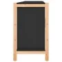 Aparador de madera contrachapada negro 107x38x60 cm de , Aparadores - Ref: Foro24-345679, Precio: 106,93 €, Descuento: %