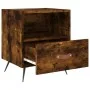 Mesita de noche madera ingeniería roble ahumado 40x35x47,5 cm by , Nightstands - Ref: Foro24-827382, Price: 40,89 €, Discount: %