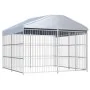 Perrera de exterior con techo 300x300 cm by , Dog kennels and fences - Ref: Foro24-144625, Price: 813,34 €, Discount: %