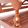 Sillas Batavia 2 unidades madera maciza de caoba marrón oscuro de , Sillas de comedor - Ref: Foro24-246965, Precio: 188,43 €,...