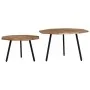 Set de mesas de centro hexagonales 2 uds teca reciclada by , Coffee table - Ref: Foro24-246097, Price: 177,75 €, Discount: %