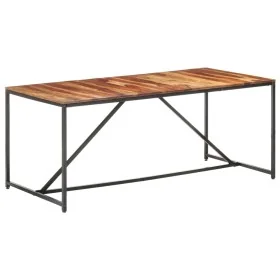 Mesa de comedor madera maciza 180x90x76 cm by , Kitchen and dining tables - Ref: Foro24-286343, Price: 206,06 €, Discount: %