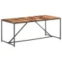 Mesa de comedor madera maciza 180x90x76 cm de , Mesas de cocina y de comedor - Ref: Foro24-286343, Precio: 206,06 €, Descuent...