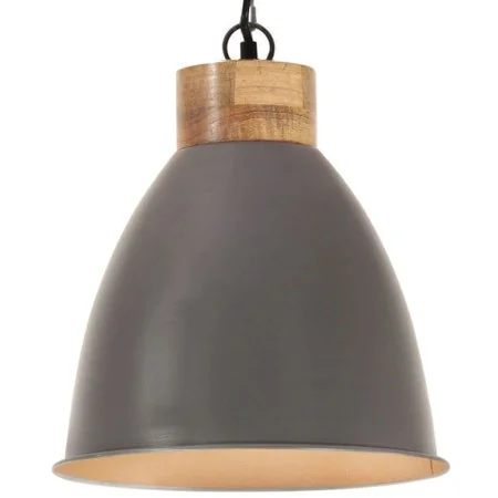Lámpara colgante industrial hierro gris y madera 35 cm E27 von , Lampen - Ref: Foro24-320887, Preis: 57,54 €, Rabatt: %