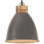Lámpara colgante industrial hierro gris y madera 35 cm E27 von , Lampen - Ref: Foro24-320887, Preis: 57,54 €, Rabatt: %