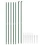 Cerca de alambre con pinchos de anclaje verde 1,6x10 m by , fence panels - Ref: Foro24-154100, Price: 125,15 €, Discount: %