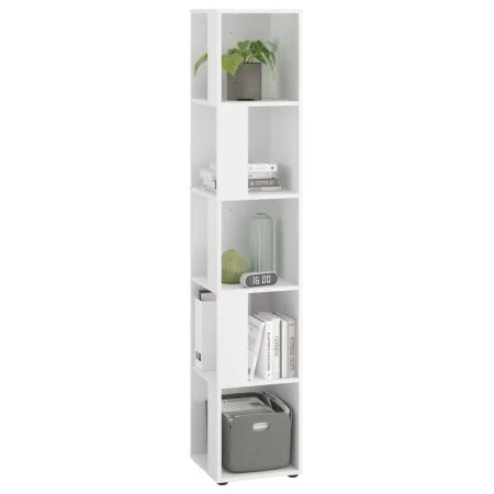 FMD Estantería de esquina con 10 compartimentos laterales blanco by , Bookcases and shelves - Ref: Foro24-433865, Price: 153,...