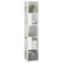 FMD Estantería de esquina con 10 compartimentos laterales blanco by , Bookcases and shelves - Ref: Foro24-433865, Price: 153,...